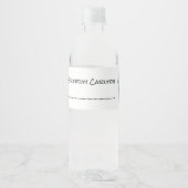 Dolfijn Feestje Kinderen Persoonlijk Waterfles Lab Etiket (Voorkant)