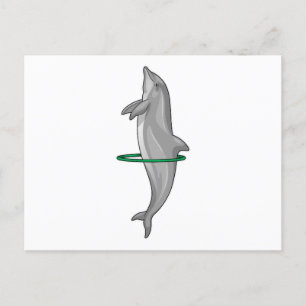 Dolfijn Fitness banden Sport Briefkaart