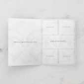 Dolfijn Folie net getrouwd bruiloft Fotocollage Wenskaart (Binnenlaag)