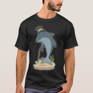 Dolfijn Gentleman Pet T-shirt