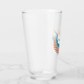  dolfijn glas (Rechts)