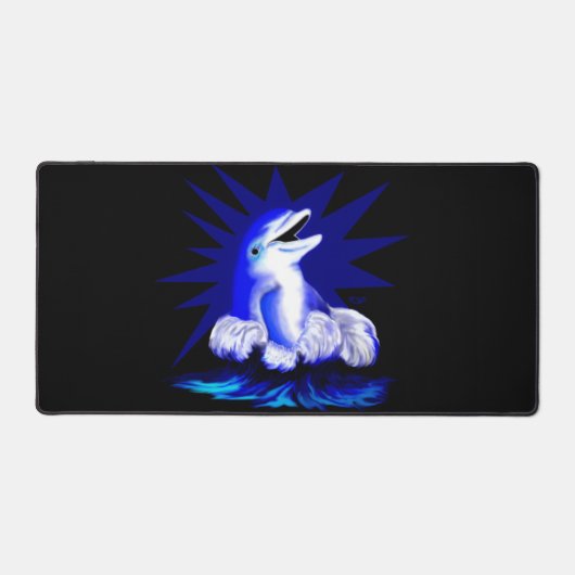 Dolfijn glimlachen bureaumat (Voorkant)