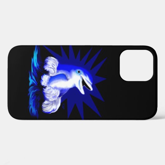 Dolfijn glimlachen Case-Mate iPhone case (Achterkant (horizontaal))