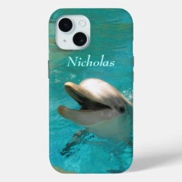Dolfijn glimlachen iPhone 15 case