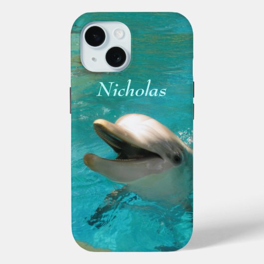 Dolfijn glimlachen Case-Mate iPhone case (Achterkant)