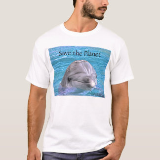 Dolfijn glimlachen - De planeet redden T-shirt