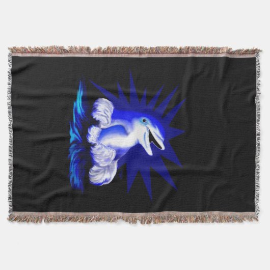 Dolfijn glimlachen deken (Voorkant)