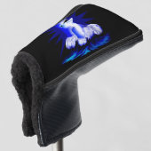 Dolfijn glimlachen golfheadcover (3/4 voorkant)