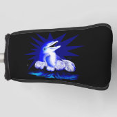 Dolfijn glimlachen golfheadcover (Voorkant)