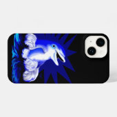 Dolfijn glimlachen iPhone hoesje (Achterkant horizontaal)