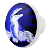 Dolfijn glimlachen keramische knop (Rechts)