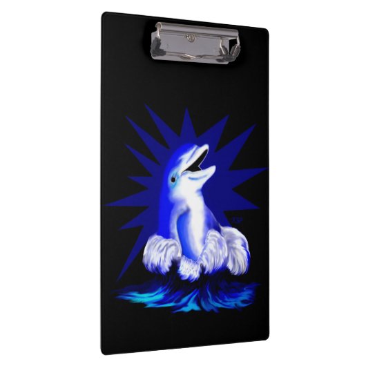 Dolfijn glimlachen klembord (Rechts)