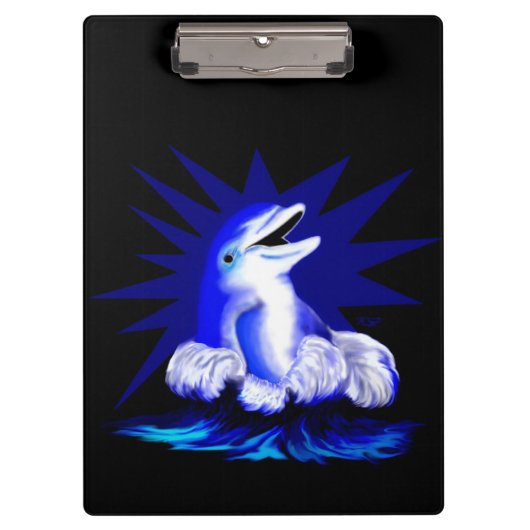 Dolfijn glimlachen klembord (Voorkant)