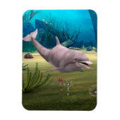 Dolfijn glimlachen magneet (Verticaal)