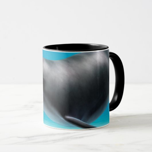 Dolfijn glimlachen mok (Voorkant rechts)