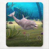 Dolfijn glimlachen muismat (Voorkant)