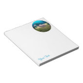 Dolfijn glimlachen notitieblok (Schuin)