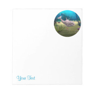 Dolfijn glimlachen notitieblok