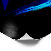 Dolfijn glimlachen perfect poster (Hoek)