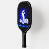 Dolfijn glimlachen pickleball paddle (Links)