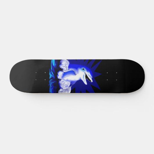Dolfijn glimlachen skateboard (Horizontaal)