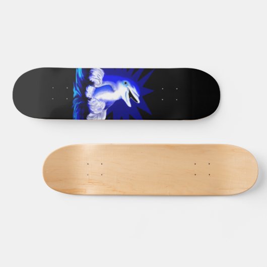 Dolfijn glimlachen skateboard (Horizontaal)