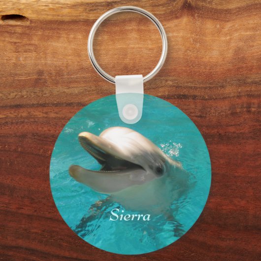 Dolfijn glimlachen sleutelhanger (Voorkant)