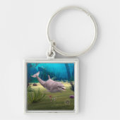 Dolfijn glimlachen sleutelhanger (Voorkant)