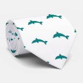 Dolfijn glimlachen stropdas (Opgerold)