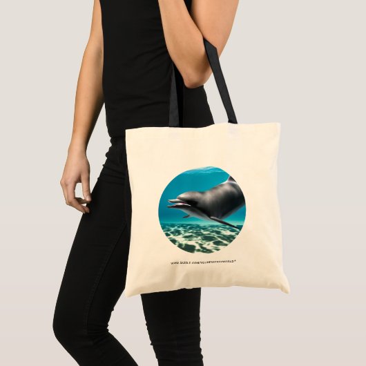 Dolfijn glimlachen tote bag (Voorkant (product))