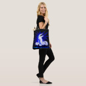 Dolfijn glimlachen tote bag (Op model)