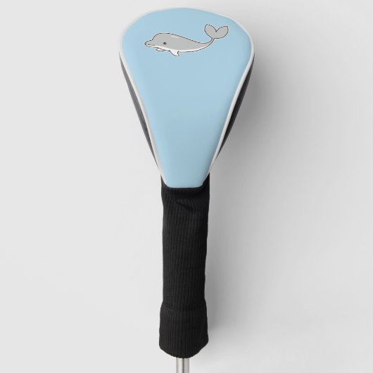 Dolfijn Golfheadcover (Voorkant)