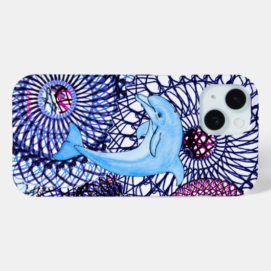 Dolfijn Harmonie Case-Mate iPhone Case (Achterkant (horizontaal))