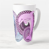 Dolfijn Harmonie Latte Mok (Rechterhoek)