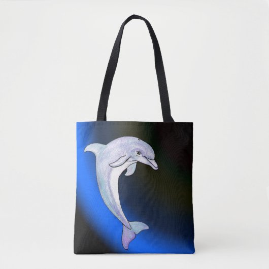 Dolfijn Harmonie Tote Bag (Voorkant)