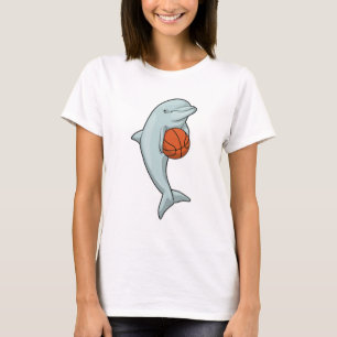 Dolfijn in Basketball Sports T-shirt