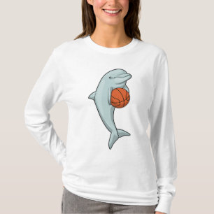 Dolfijn in Basketball Sports T-shirt