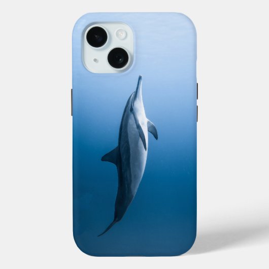 Dolfijn in de blauwe oceaan Case-Mate iPhone case (Achterkant)