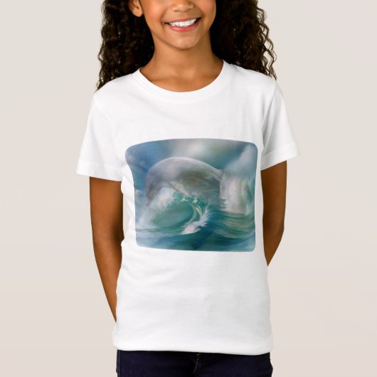 Dolfijn in de oceaan Kinder T-shirt (Voorkant)