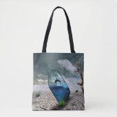 Dolfijn in een fles tote bag (Voorkant)