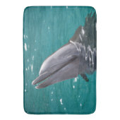 Dolfijn in groen badmat (Voorkant Verticaal)