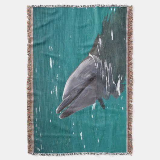 Dolfijn in groen deken (Voorkant Verticaal)