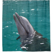 Dolfijn in groen douchegordijn (Voorkant)