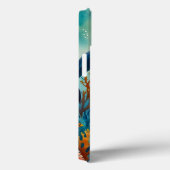 Dolfijn in het Coral Paradise Case-Mate iPhone Case (Achterkant / Rechts)