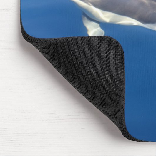 Dolfijn in het rietje muismat (Hoek)