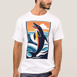 Dolfijn in het Zee - Majestic Marine Life T-shirt