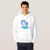 Dolfijn in water hoodie (Voorkant volledig)