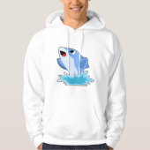 Dolfijn in water hoodie (Voorkant)