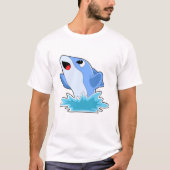 Dolfijn in water t-shirt (Voorkant)