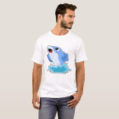 Dolfijn in water t-shirt (Voorkant volledig)